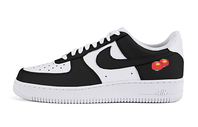 Nike Air Force 1 Skateboard Shoes Men Low-Top Black