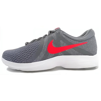 Nike Revolution 4 'Cool Grey Habanero Red'