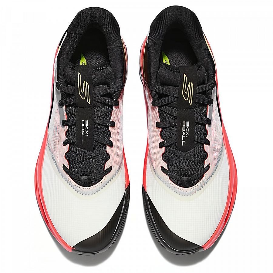 Skechers SKX Float Low Top Basketball Shoes Men's White Red Black купить в интернет-магазине Yoocart с быстрой доставкой по России.