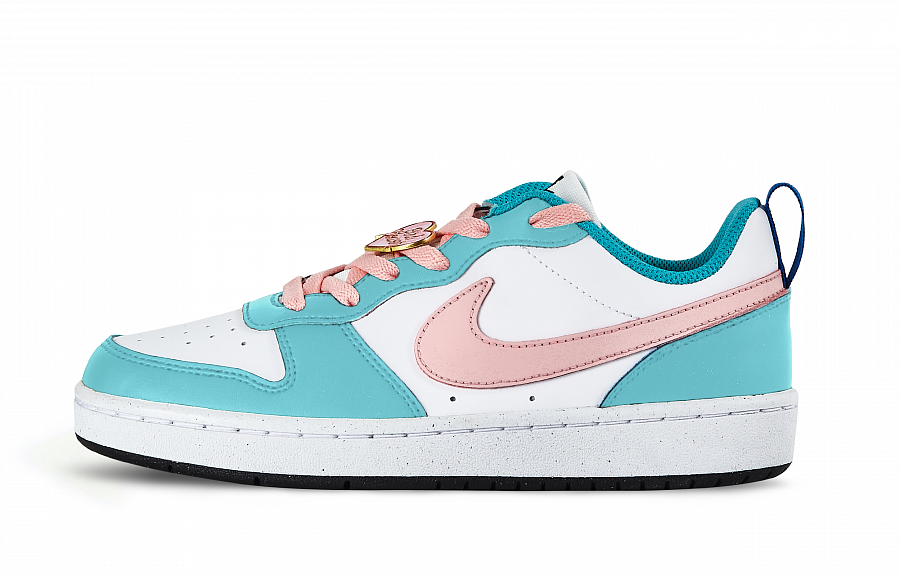 Nike Court Borough Low-Top Skateboard Shoes GS Blue Pink купить в интернет-магазине Yoocart с быстрой доставкой по России.