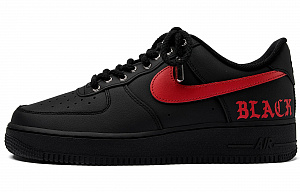 Nike Air Force 1 Low-Top Skateboard Shoes Unisex Black Red 1 2807533