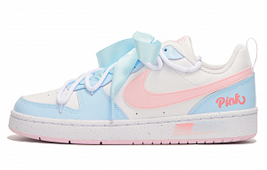 Nike Court Borough Slip-Resistant Coverage Low-Top Skateboard Shoes Women's Blue White 1 2807587