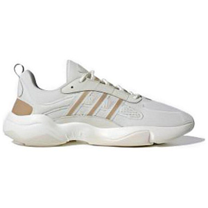 Adidas Originals Haiwee Cushioned Wear-Resistant Breathable Low-Top Chunky Sneakers Unisex White Yellow 1 2807693