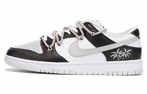 Nike Dunk Slip-Resistant Coverage Low-Top Skateboard Shoes Unisex Black Gray 1 2807794