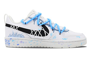 Nike Court Borough Lightweight Skateboard Shoes Women's Blue White 1 2807938