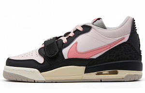 Jordan Legacy 312 Low Anti Slip Wear Resistant Low Top Vintage Basketball Shoes GS Black Pink 1 2808401