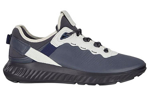 Ecco Low Top Casual Shoes Men's Gray Blue 1 2808471