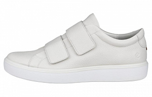 Ecco Low-Top Skateboard Shoes Men's White