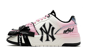MLB Chunky Liner Romantic Casual Dreamy Alice Low-Top Skateboard Shoes Unisex Pink White 1 2809407