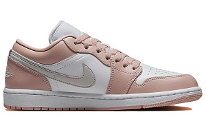 Jordan Air Jordan 1 Vintage Basketball Shoes Unisex Low top White/Pink 1 2809531