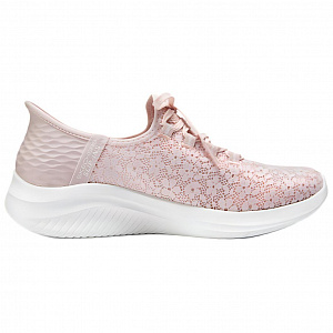 Skechers Slip Ins Breathable Lightweight Low-Top Casual Shoes Women's Pink 1 2810071