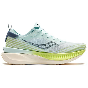 Saucony IDLING Cruise 2 Heavy Weight Balanced Cushioning Running Shoes Men's White Green Blue 1 2811595