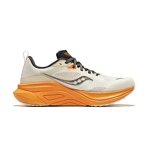 Saucony Slip Resistant And Abrasion Resistant Support Low Top Running Shoes Men's Beige Orange 1 2813421