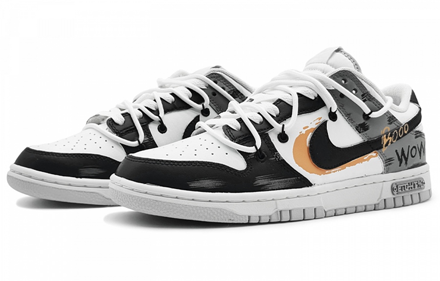 Nike Dunk 'Neutral Grey' Anti-Slip Wear-Resistant Low-Top Skateboard Shoes GS Gray Orange купить в интернет-магазине Yoocart с быстрой доставкой по России.