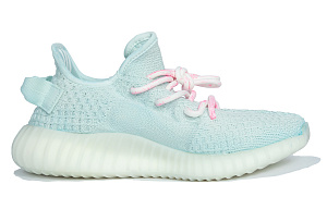 Adidas Originals Yeezy Boost 350 V2 Ice Cream Low-Top Casual Shoes Unisex Ice Blue Powder 1 2814240