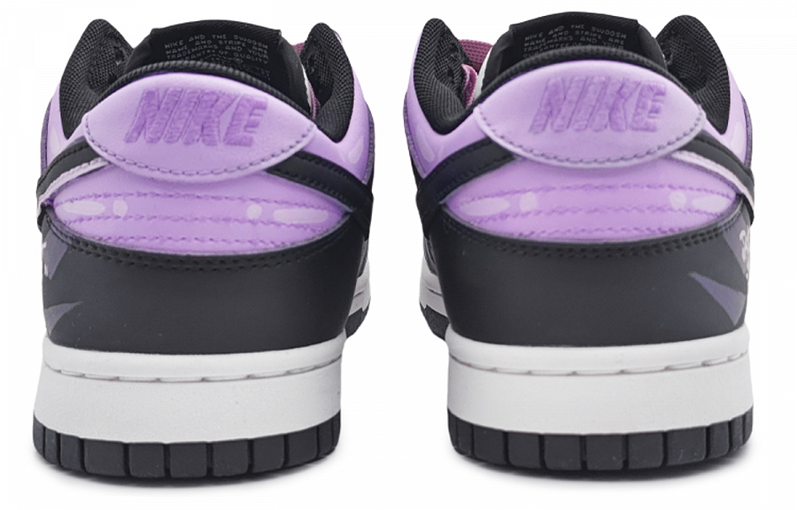 Nike Dunk Retro 'Black' Anti-Slip And Wear-Resistant Lightweight Low-Top Skateboard Shoes Unisex Blue Purple купить в интернет-магазине Yoocart с быстрой доставкой по России.