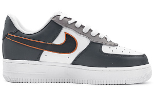 Nike Air Force 1 07 Anti-Slip Wear-Resistant Low-Top Skateboard Shoes Men's Blue Gray 1 2815806