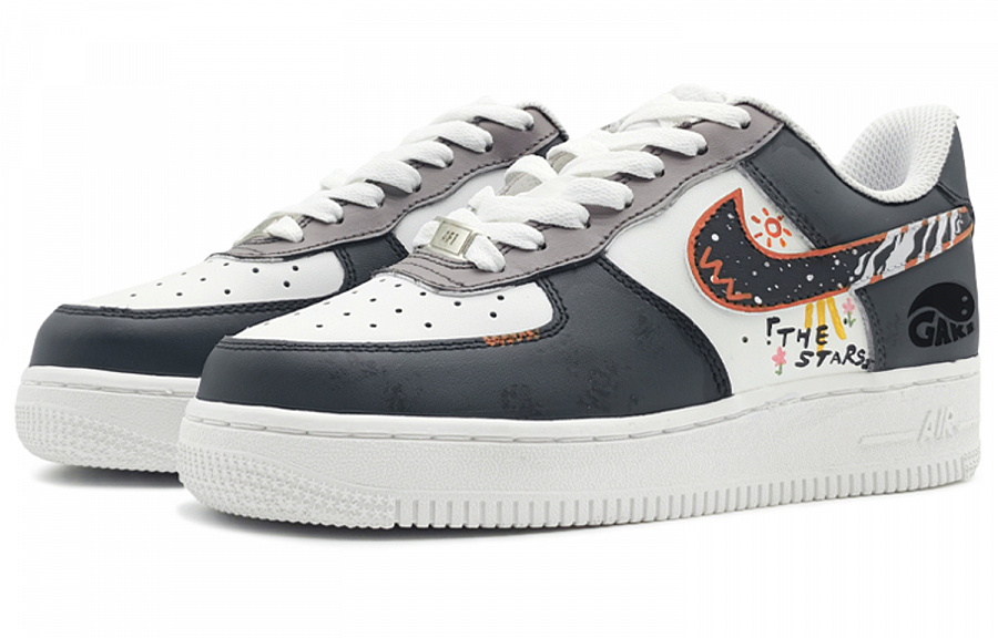 Nike Air Force 1 07 Anti-Slip Wear-Resistant Low-Top Skateboard Shoes Men's Blue Gray купить в интернет-магазине Yoocart с быстрой доставкой по России.