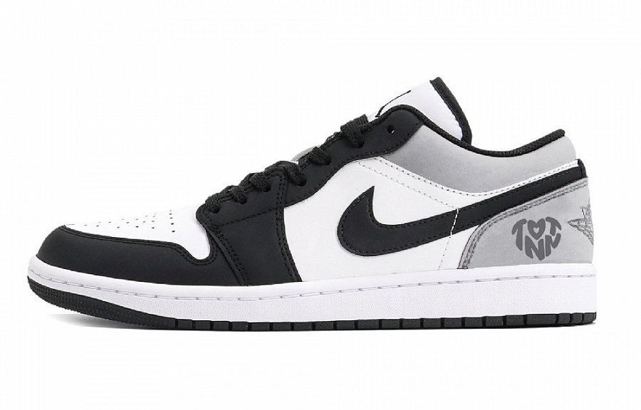 Jordan Air Jordan 1 Puppy Fragment Cushioned Slip-Resistant Low-Top Vintage Basketball Shoes Men's Black Gray купить в интернет-магазине Yoocart с быстрой доставкой по России.