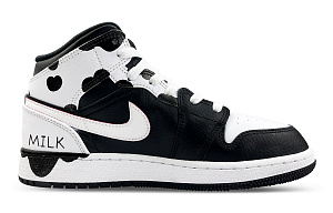 Jordan Air Jordan 1 Vintage Basketball Shoes Women's Mid top Black 1 2816691