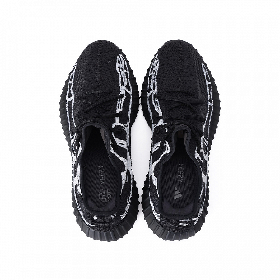 Adidas Originals Yeezy Boost 350 V2 Black Warrior Anti-Slip Wear-Resistant Low-Top Casual Shoes Unisex Black White купить в интернет-магазине Yoocart с быстрой доставкой по России.