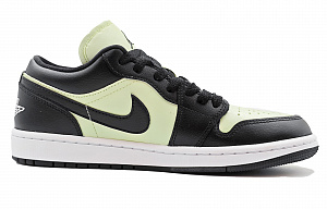 Jordan Air Jordan 1 Slip Resistant, Abrasion Resistant, Lightweight Low top Vintage Basketball Shoes Women's Green 1 2817320