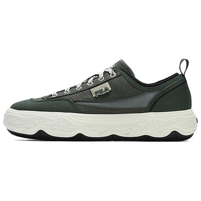 FILA ROCK Anti-Slip Wear-Resistant Low-Top Canvas Shoes Men's Green