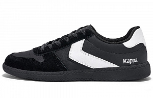 Kappa Sperry Back to Back Anti Slip Wear Resistant Low Top Skateboard Shoes Unisex Black