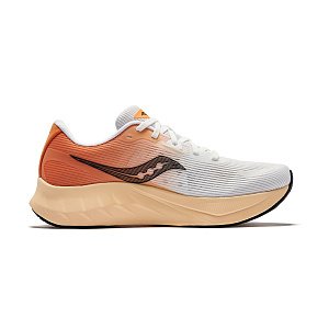Saucony TIDE 2 Low Top Running Shoes Men's White Black Orange 1 2817968