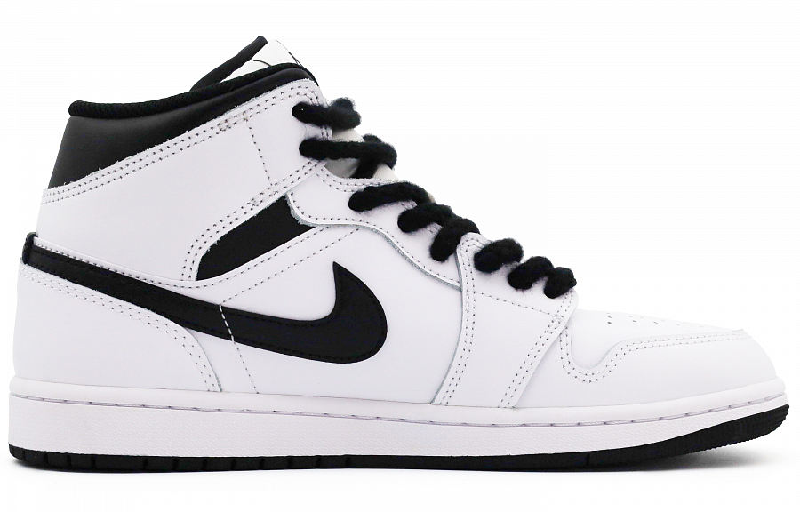 Jordan Air Jordan 1 Slip-Resistant Breathable Moisture-Wicking High-Top Vintage Basketball Shoes Men's White Black Pink купить в интернет-магазине Yoocart с быстрой доставкой по России.