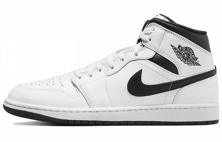 Jordan Air Jordan 1 Slip-Resistant Breathable Moisture-Wicking High-Top Vintage Basketball Shoes Men's White Black Pink купить в интернет-магазине Yoocart с быстрой доставкой по России.