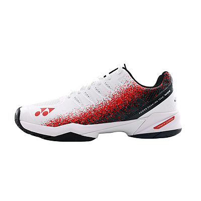 YONEX Power Cushion Rebound Cushioning Wear-Resistant Slip-Resistant Support Low-Top Badminton Shoes Men's White Red