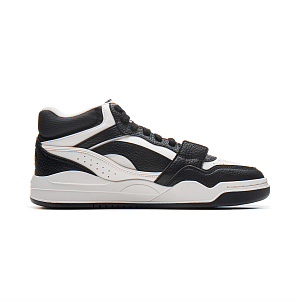 LINING Moonlight White HI Skateboard Shoes Men's Mid top Black White 1 2819593