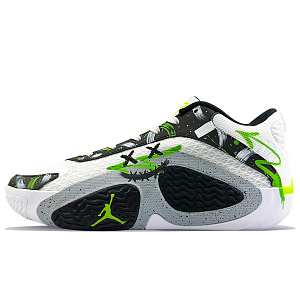 Jordan Tatum 2 Cushioning Anti-Slip Wear-Resistant Breathability Low-Top Basketball Shoes Men's Black White 1 2819687