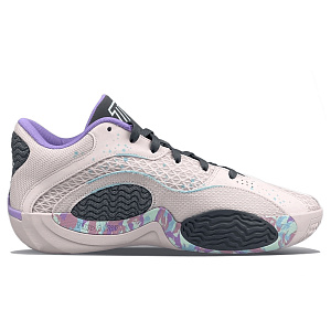 Jordan Tatum 2 Anti-Slip Wear-Resistant Low-Top Basketball Shoes Men's Beige Purple 1 2819751
