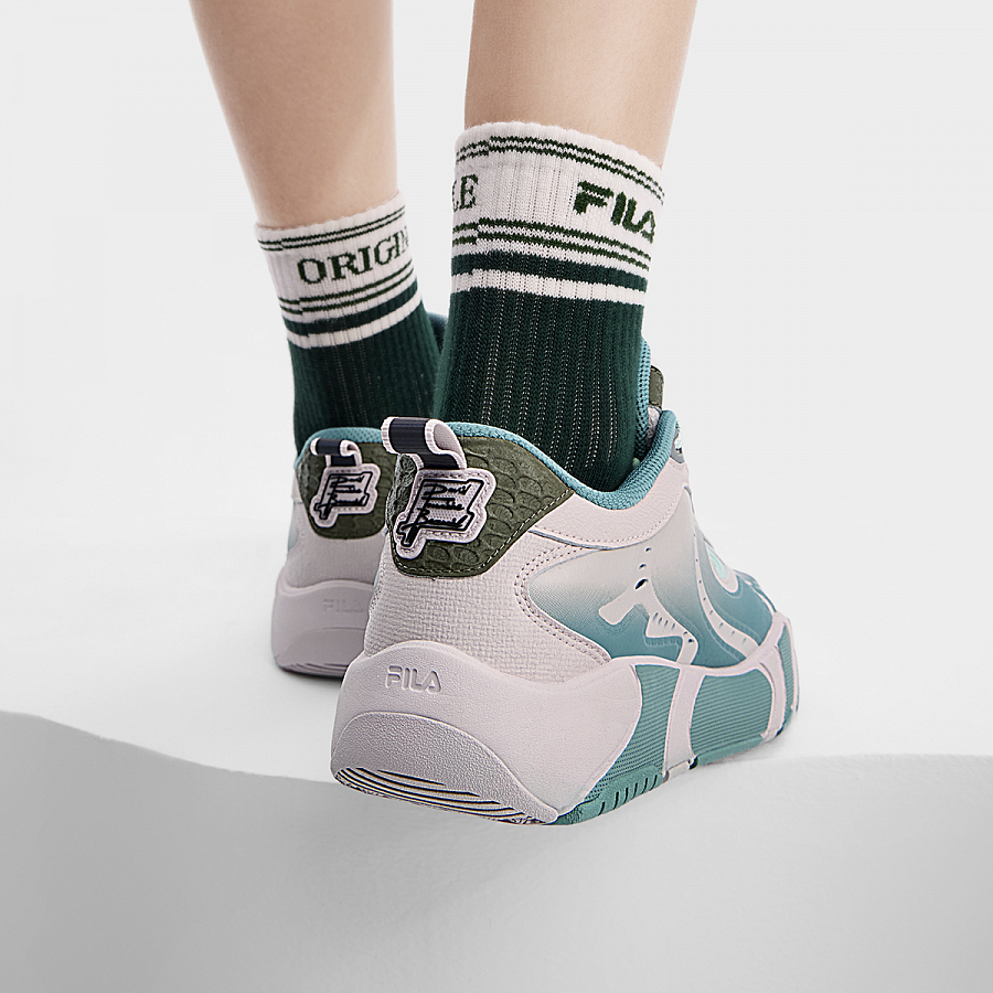 FILA MELT Low Top Skateboard Shoes Women's Pink Green купить в интернет-магазине Yoocart с быстрой доставкой по России.