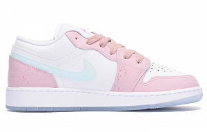 Jordan Air Jordan 1 Chestnut Slip-Resistant Low-Top Vintage Basketball Shoes GS Pink 1 2820778