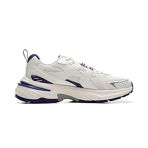 LiNing Beichen 2K Anti Slip Wear Resistant Low Top Chunky Sneakers Men's White Blue 1 2821175
