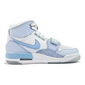 Jordan Legacy 312 Cushioning, Abrasion Resistant, And Waterproof Mid Top Vintage Basketball Shoes GS Carolina Blue 1 2821289