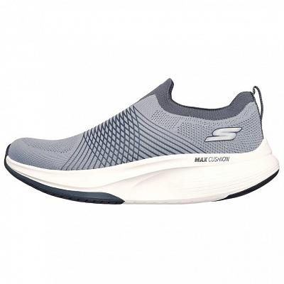 Skechers GO WALK Ma Anti-Slip Wear-Resistant Low-Top Casual Running Shoes Men's Gray White