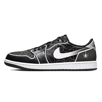 Jordan Air Jordan 1 Vintage Basketball Shoes Unisex Low Top White/Black