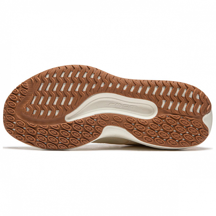 LiNing Soft Lite Anti-Slip Wear-Resistant Breathable Lightweight Low-Top Casual Shoes Women's White Umber