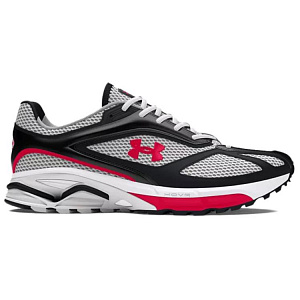 Under Armour Apparition Low Top Casual Running Shoes Unisex Black Gray Red 1 2822207