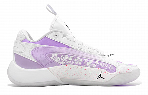 Jordan Luka 2 Shock Absorbers Slip Resistant Abrasion Resistant Low top Basketball Shoes Women's Lilac 1 2822323