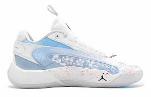 Jordan Luka 2 Shock Absorbers Slip Resistant Abrasion Resistant Low top Basketball Shoes Women's Iris Blue 1 2822330
