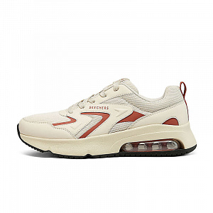 Skechers Uno Durable Breathable Low-Top Casual Running Shoes Men's Beige Red