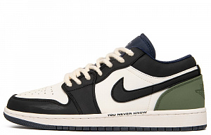 Jordan Air Jordan 1 Open Country Abrasion Resistant Slip Resistant Low top Vintage Basketball Shoes Men's Black Green