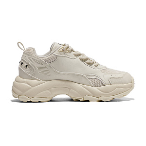 Kappa Back to Back Anti Slip Wear Resistant Low Top Chunky Sneakers Women's Beige 1 2823033
