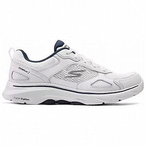 Skechers GO WALK 7 Wear-Resistant Low-Top Casual Shoes Men's White Blue 1 2823066