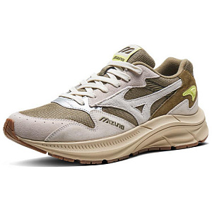 Mizuno Pi Retro Anti-Slip Wear-Resistant Low-Top Running Shoes Unisex Pea Green/Light Gray 1 2823148